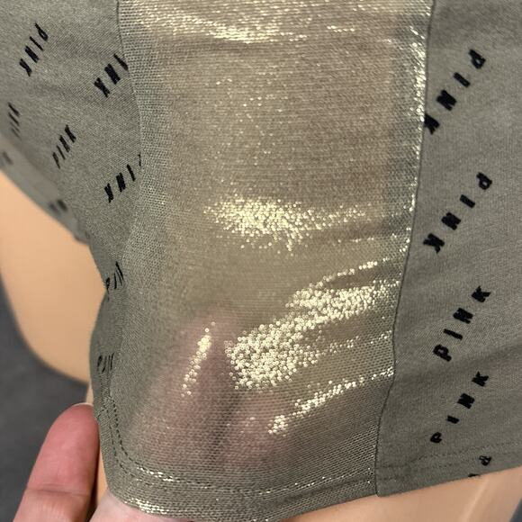 Pink Victoria's Secret Boyshort Boxer 2018 Medium Olive Green Panties Panty New - Picture 4 of 10